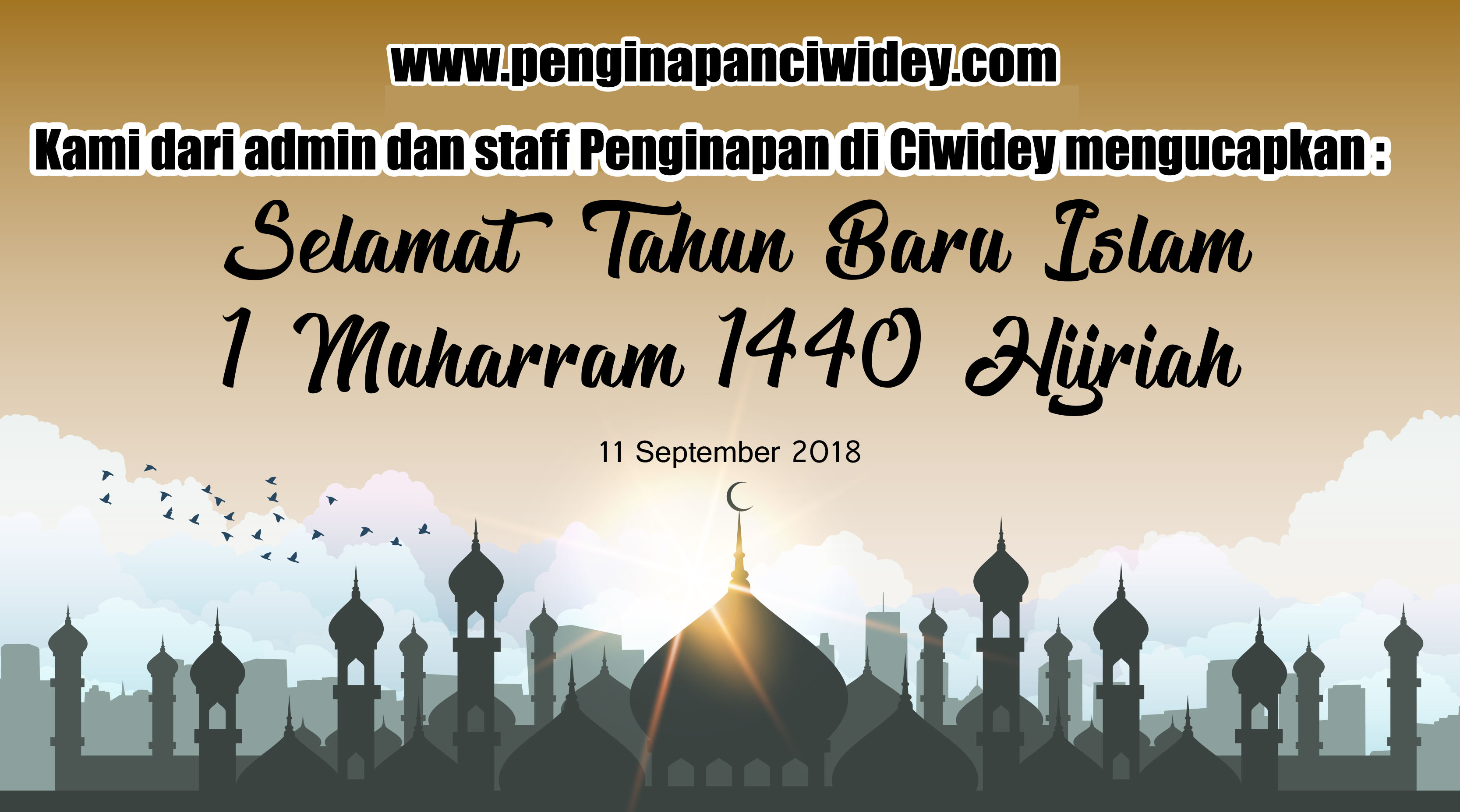 Selamat Tahun Baru Islam 1440 Hijriyah - PenginapanCiwidey.Com